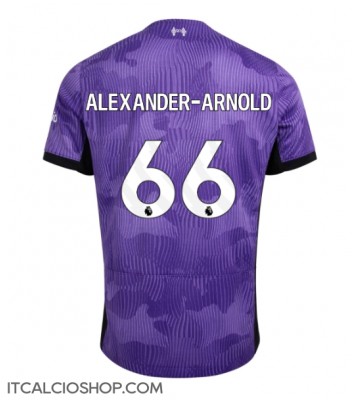 Liverpool Alexander-Arnold #66 Terza Maglia 2023-24 Manica Corta